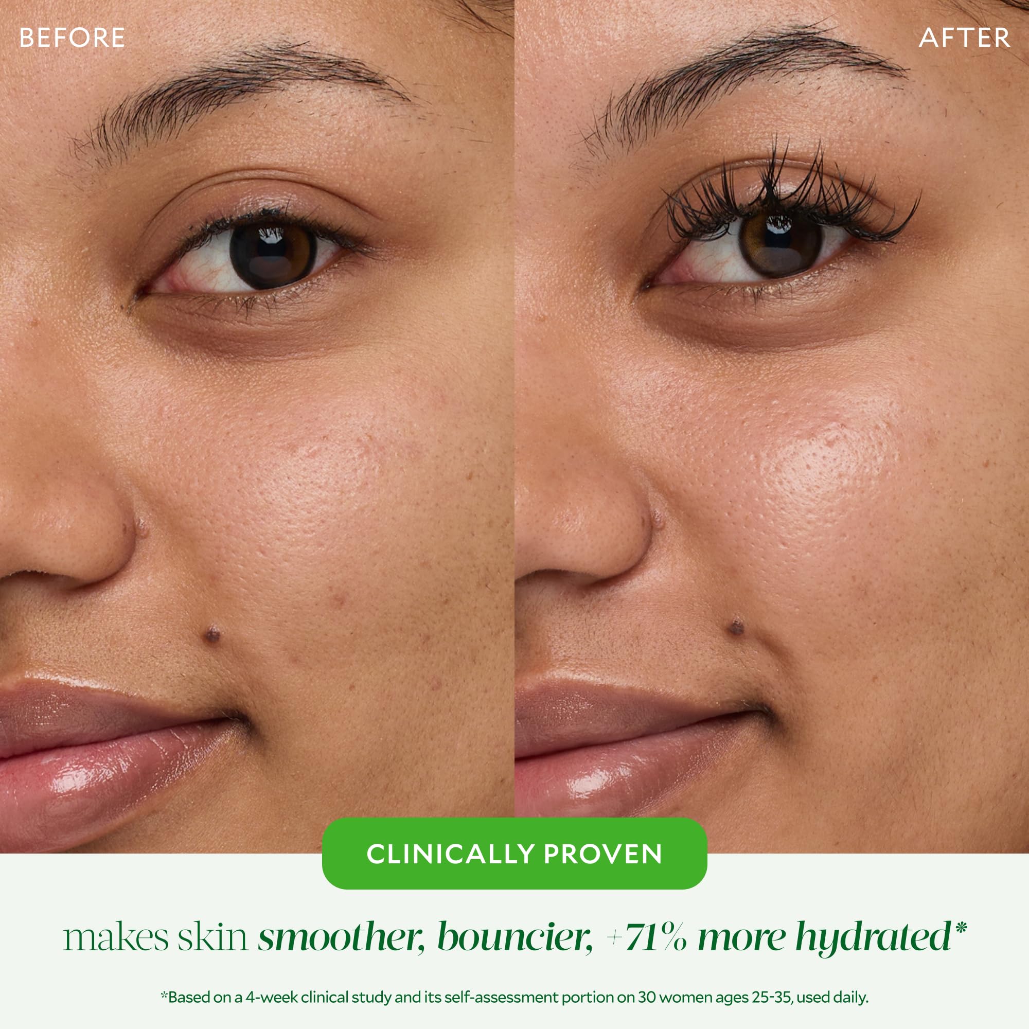 Tata Harper Water-Lock Moisturizer barrier formation on skin hints at lasting moisturization.