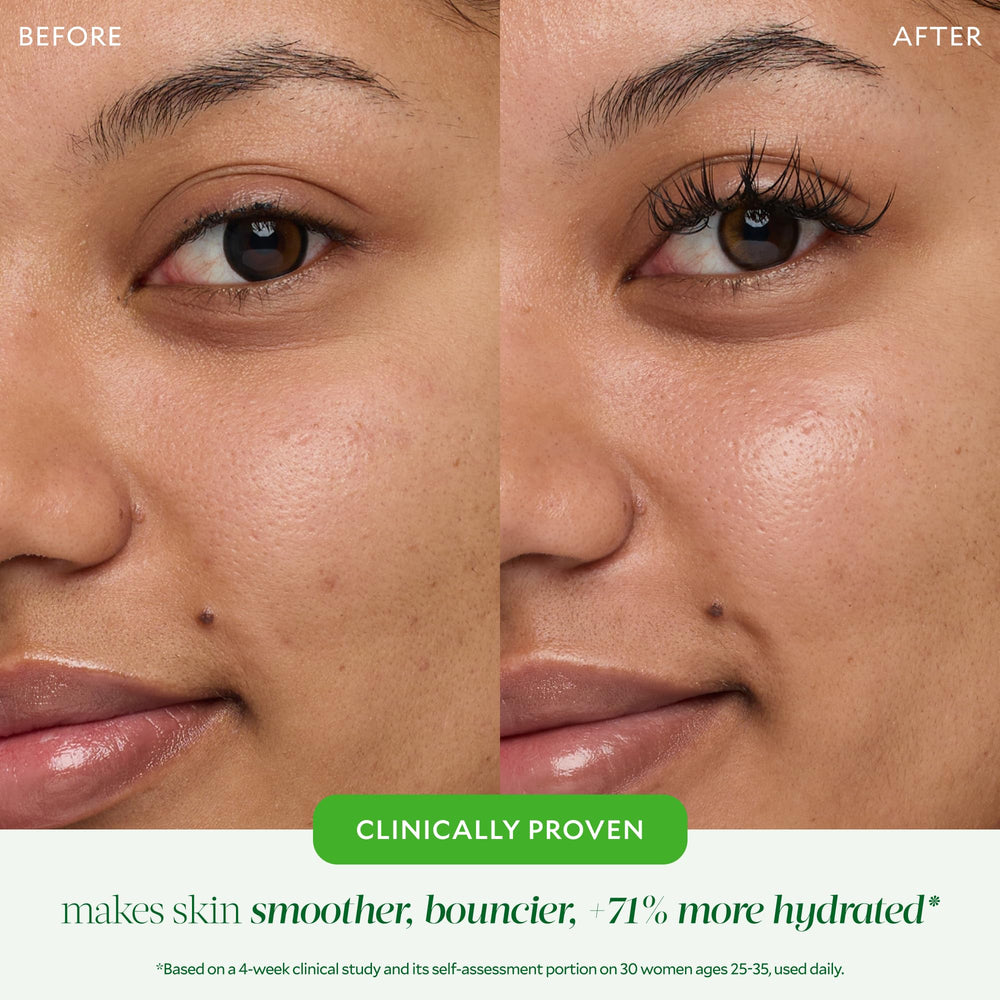 Tata Harper Water-Lock Moisturizer barrier formation on skin hints at lasting moisturization.