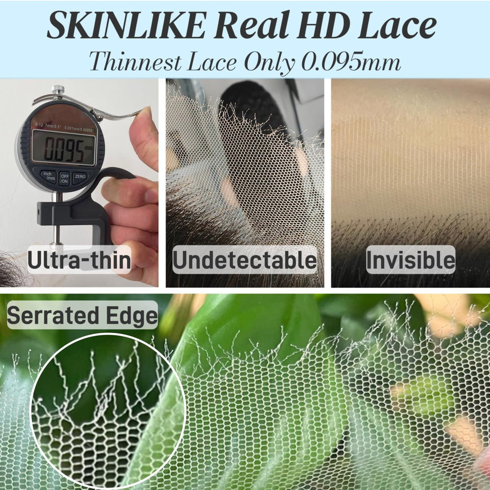 TATAYOOBOBO skinlike HD lace coverage for undetectable finish.