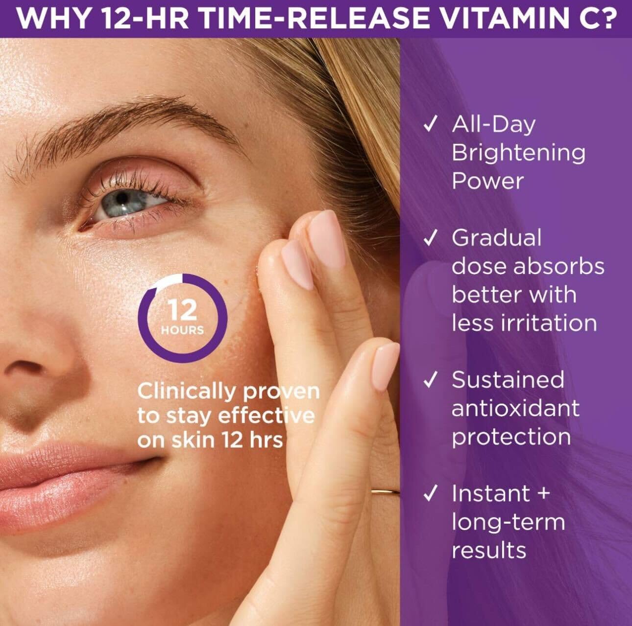 TATCHA The Brightening Serum on bathroom shelf with clean design for easy nightly routine.