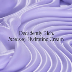 TATCHA Dewy Skin Cream swirl on skin highlights dewy moisture and luminosity