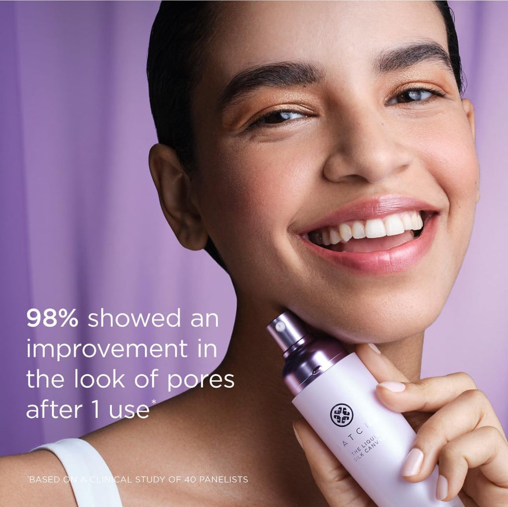 Liquid Silk Canvas oil-free appearance demonstrates breathable, comfortable wear.