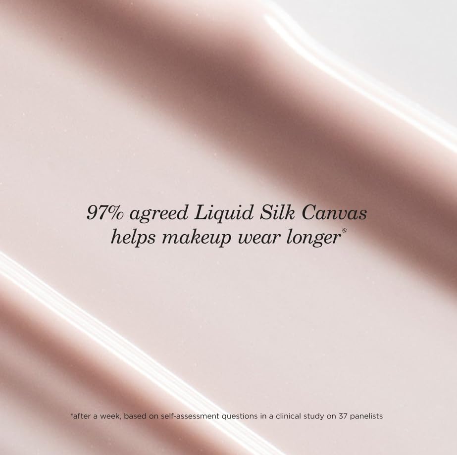 Tatcha Liquid Silk Canvas silk extracts detail show a silk-infused base for smoothing.