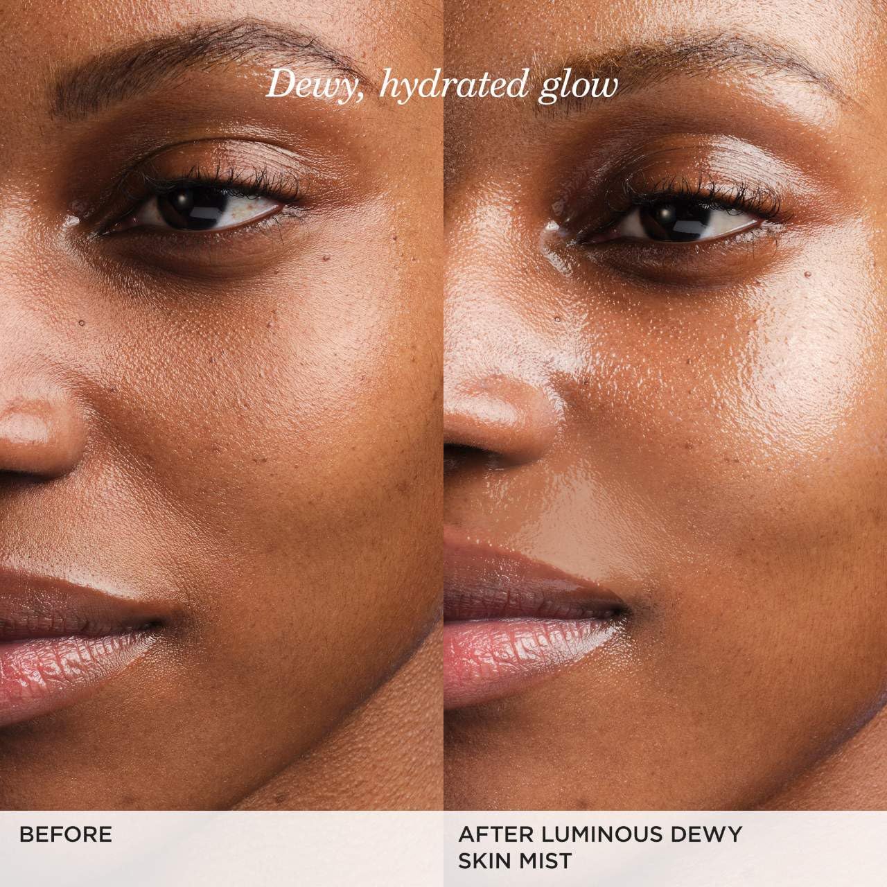 Tatcha Luminous Dewy Skin Mist Hadasei-3 complex for radiant skin.