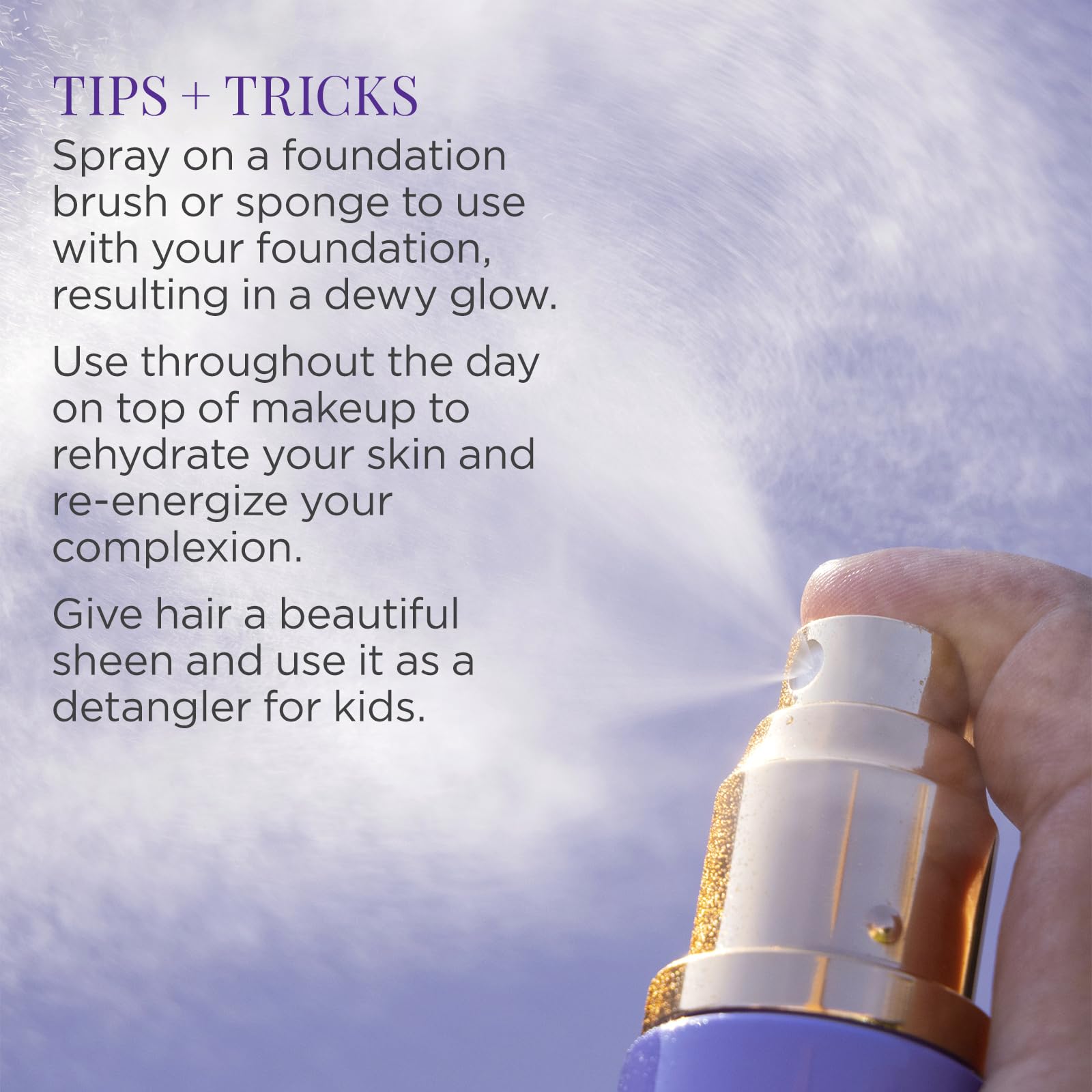 Tatcha Luminous Dewy Skin Mist ingredients highlight botanical oils and humectants.