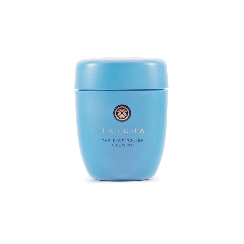 Tatcha Rice Polish Calming foam close-up for gentle, non-abrasive exfoliation.