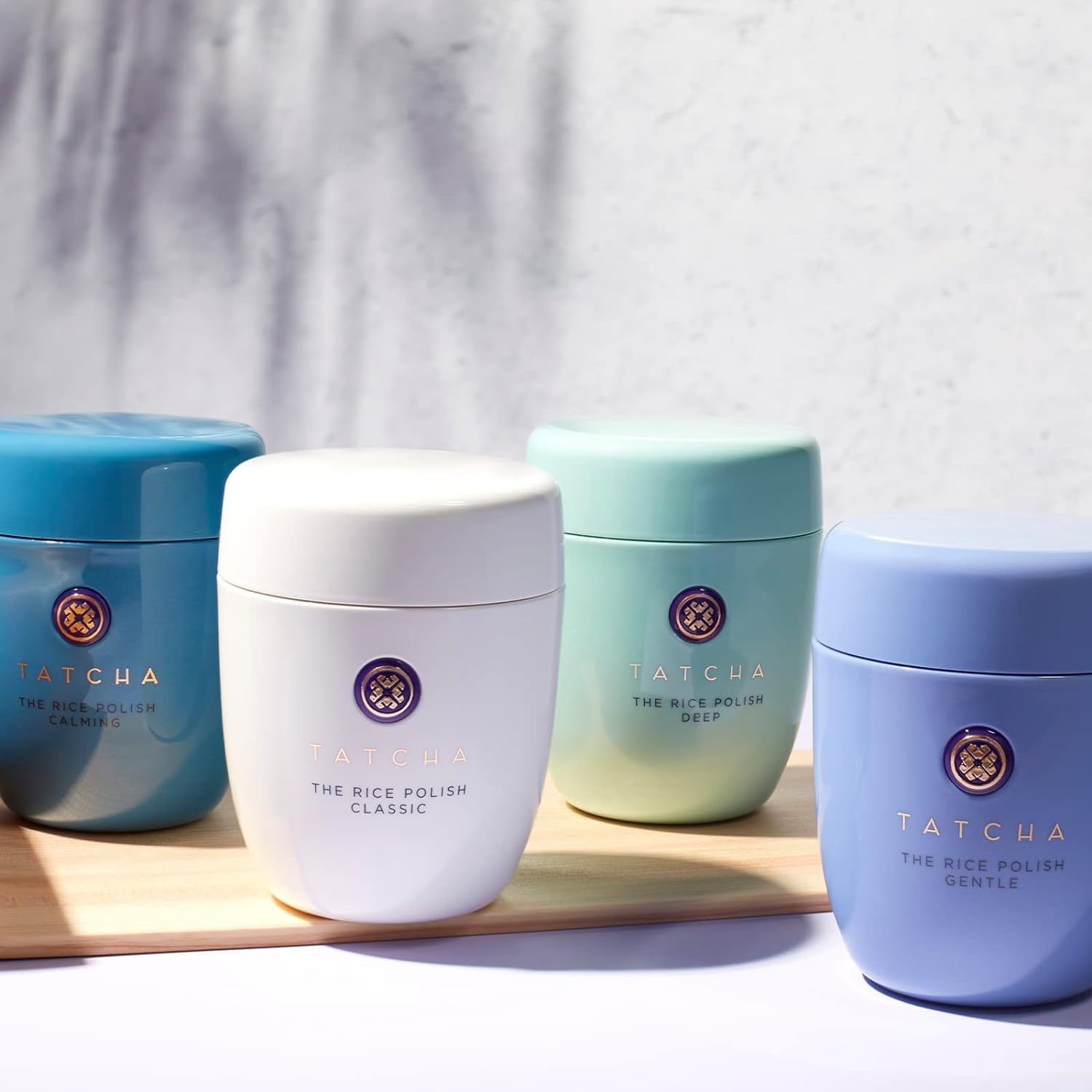 Tatcha Rice Polish Gentle dry-skin glow closeup hints at radiance after cleansing.