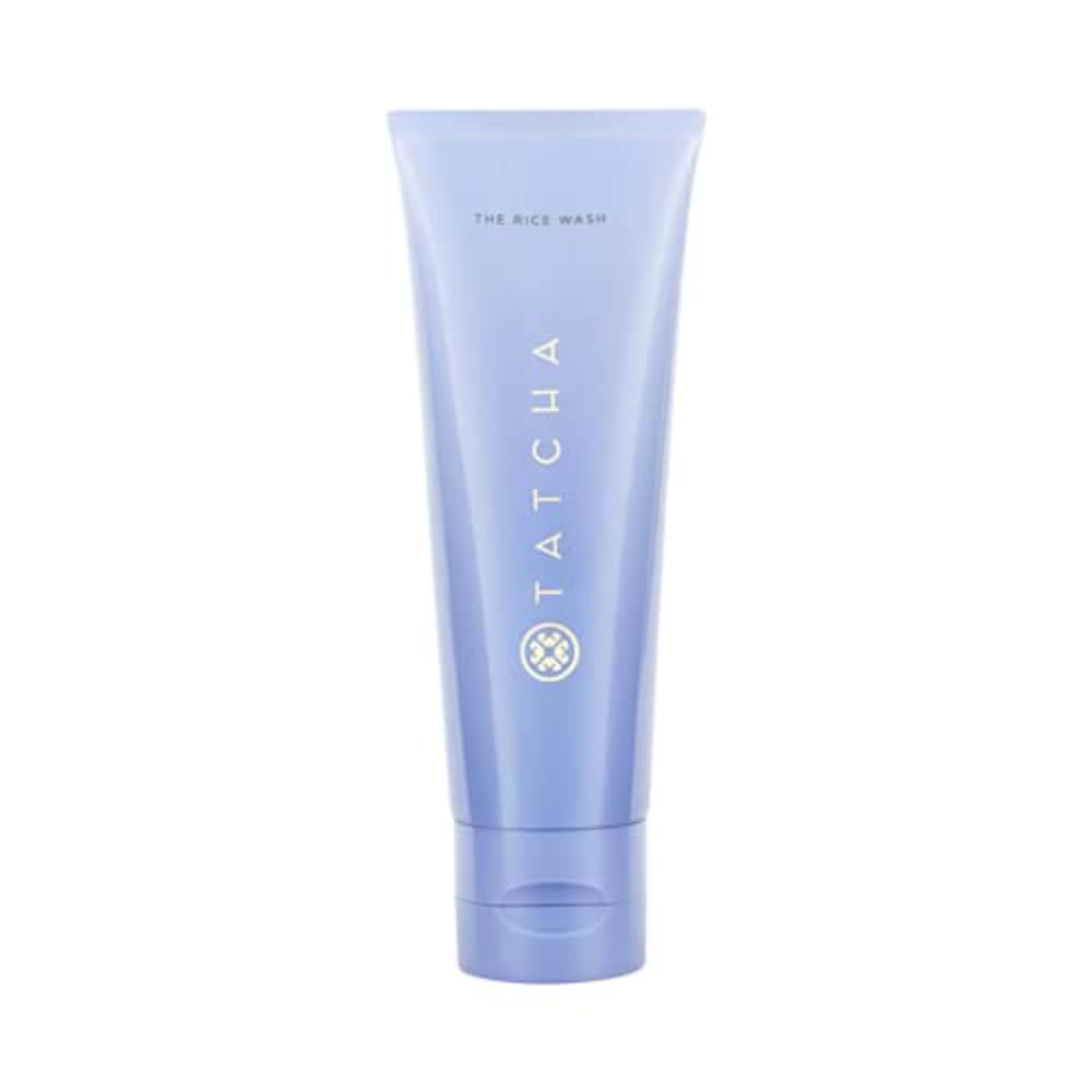 TATCHA Rice Wash bottle-front demonstrates gentle cleansing for softer, more luminous skin.