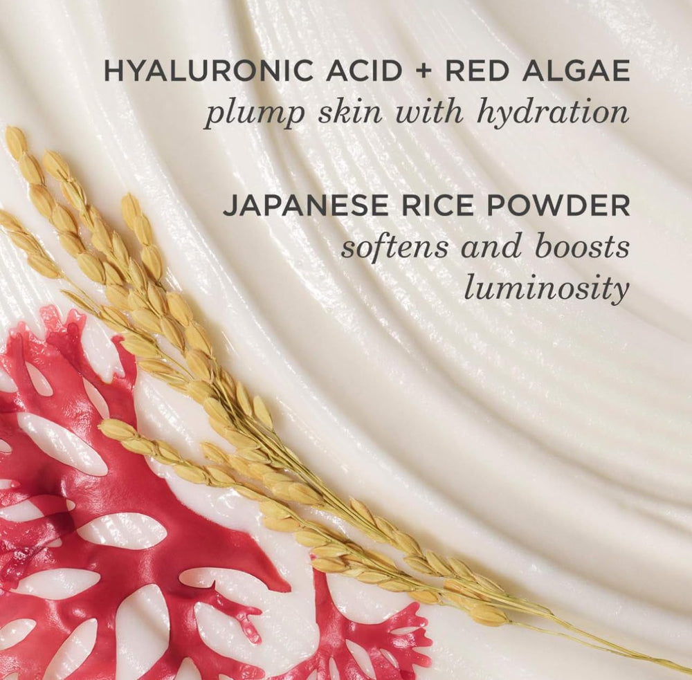 TATCHA Rice Wash replenishes ceramides to support barrier function and moisture retention.