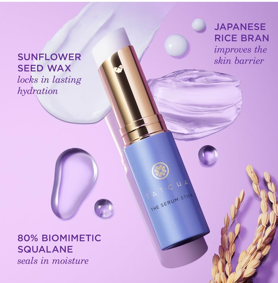TATCHA The Serum Stick delivers dewy glow without heaviness.