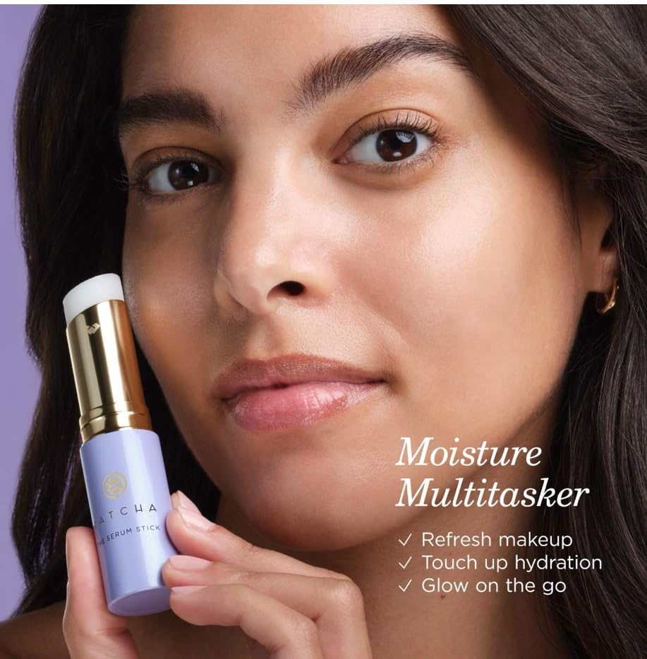 TATCHA The Serum Stick weightless glide for quick absorption.