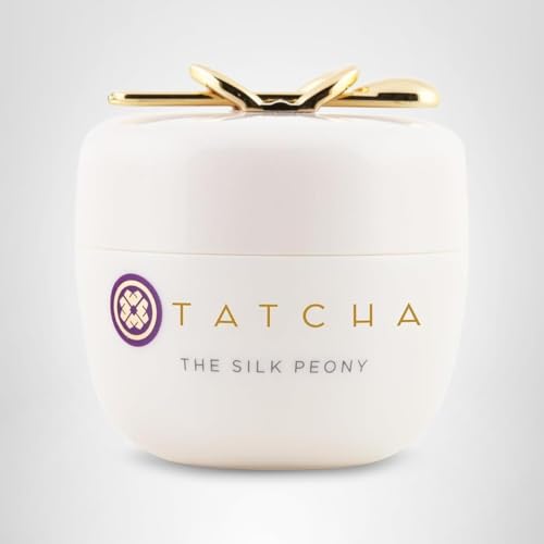 TATCHA Silk Peony Eye Cream highlighting its silky feel.