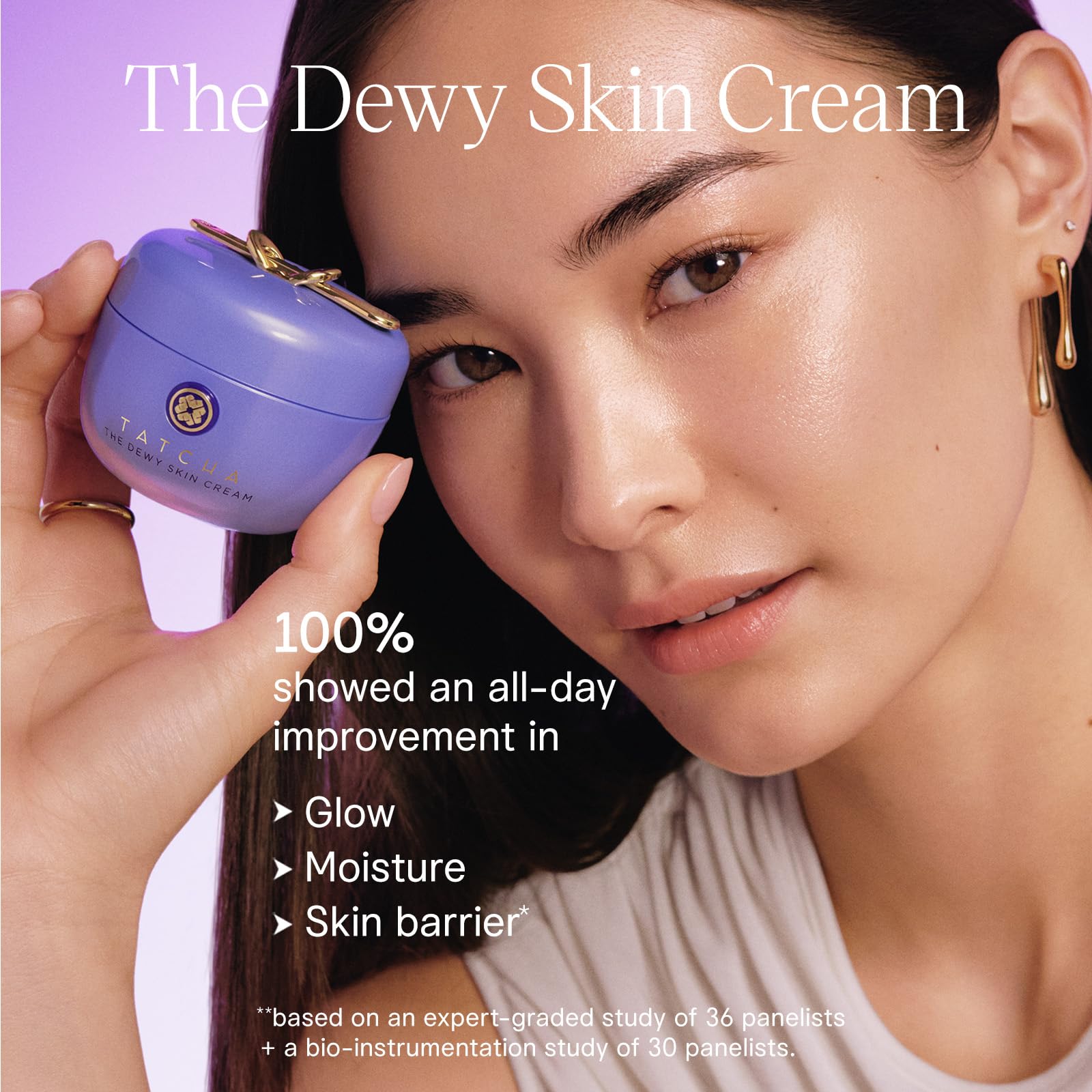 TATCHA skincare ritual concept image evokes glow and self-care.