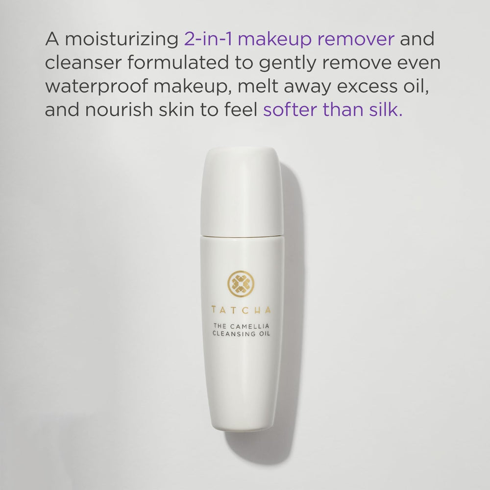 Tatcha Starter Ritual Set essence bottle illustrating hydrating serum that softens and primes skin.