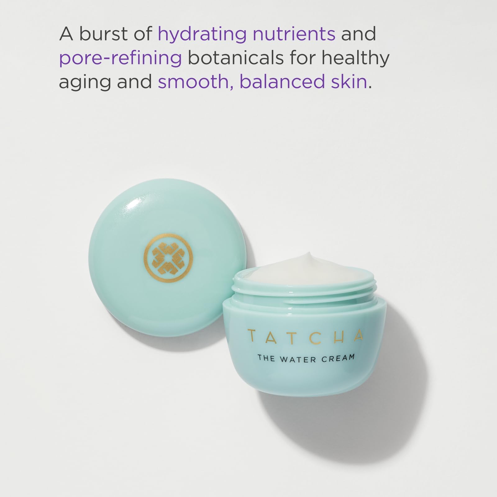 Tatcha Starter Ritual Set close-up highlights refined pores and refreshed skin texture.