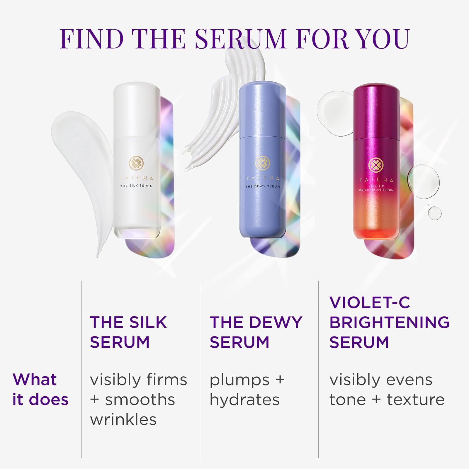 Tatcha The Dewy Serum line of hyaluronic acid hints at skin plumpness