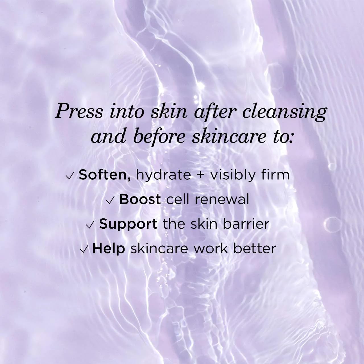 Tatcha The Essence liquid-glide-on texture shows cooling, oil-free hydration on skin.