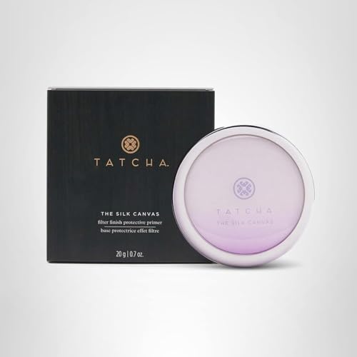 Tatcha The Silk Canvas travel-sized primer on dresser for on-the-go touch-ups.