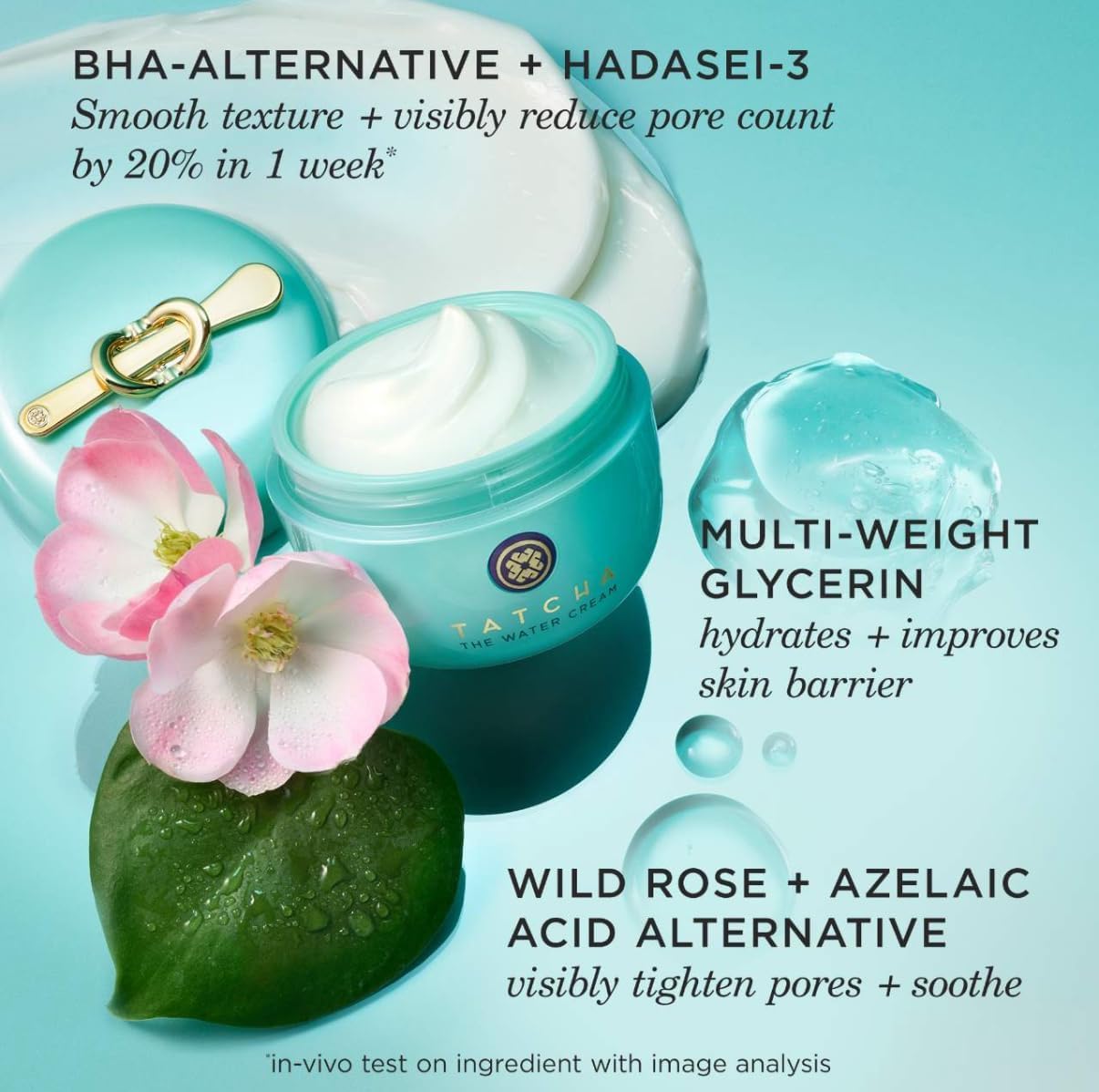 Japanese Wild Rose suggesting pore refinement and smoother texture