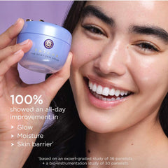 TATCHA Wisteria Lip Mask tube delivering berry gloss and soft lips