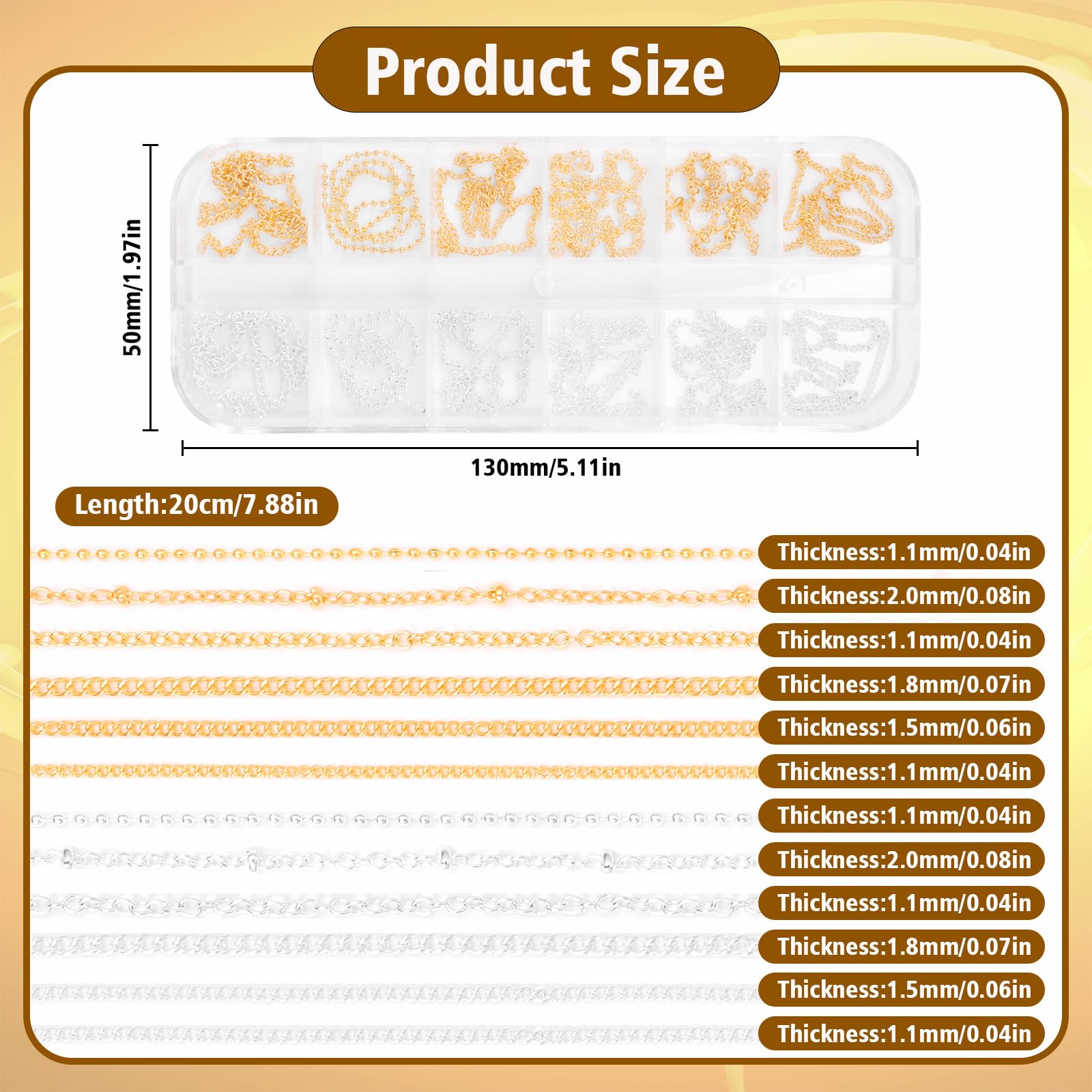 Tatiwoo 2-box packaging and beads close-up for convenient at-home manicures.