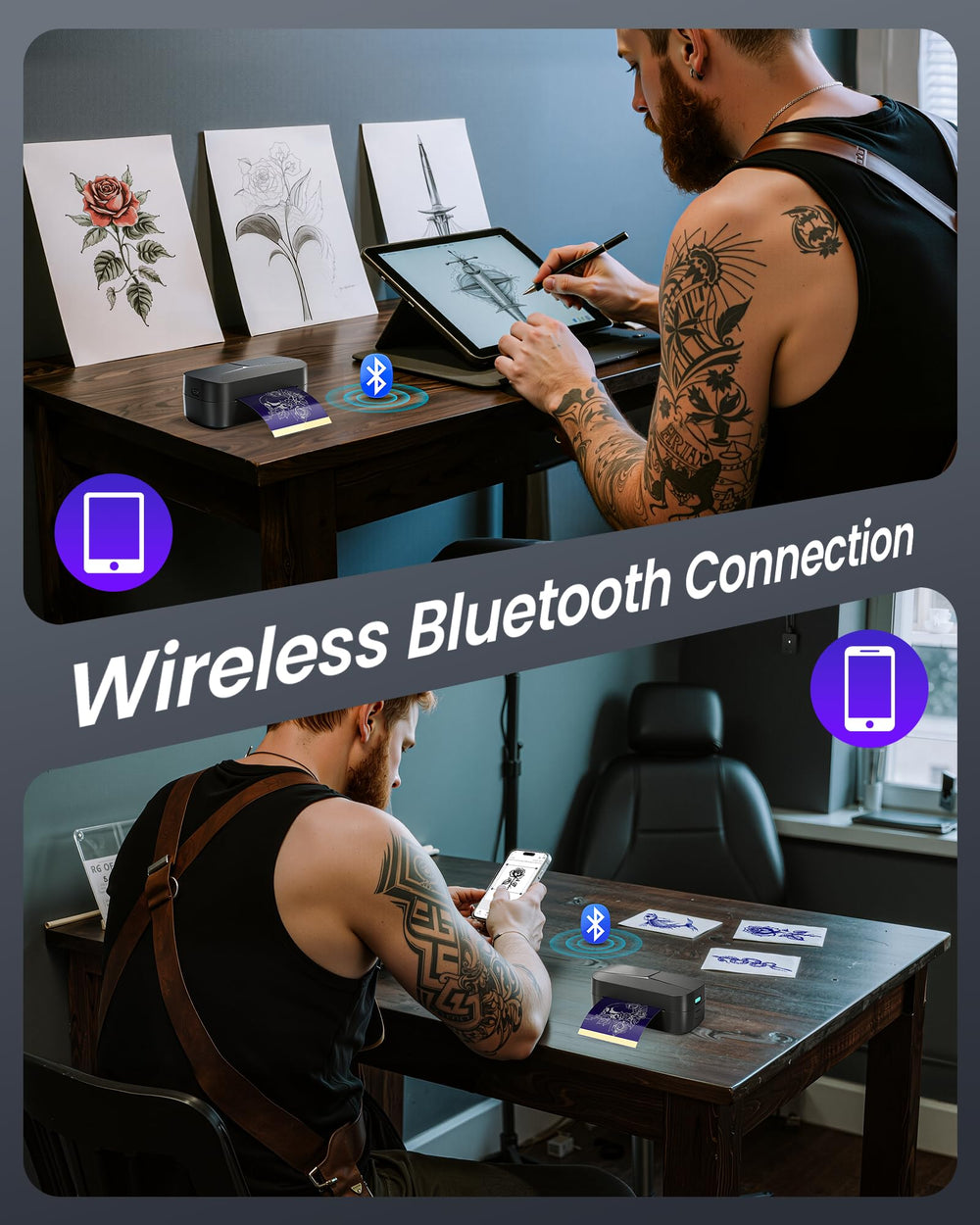TATTMUSE TP32 AI design generation within the companion app