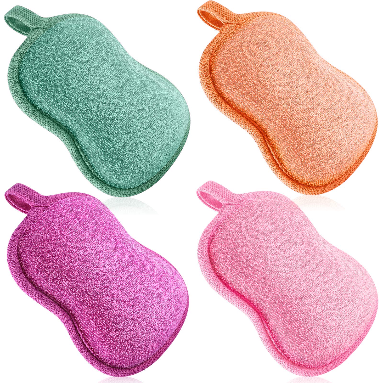 Tatuo 4pc baby bath sponge pack offers gentle foaming baths