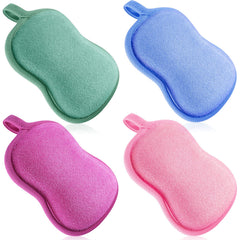 Tatuo baby bath sponge red—soft absorbent cotton ideal for gentle cleansing with bubbles.