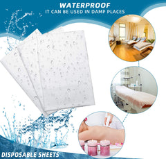Tatuo disposable bed sheets on spa bed provide reliable coverage and protection