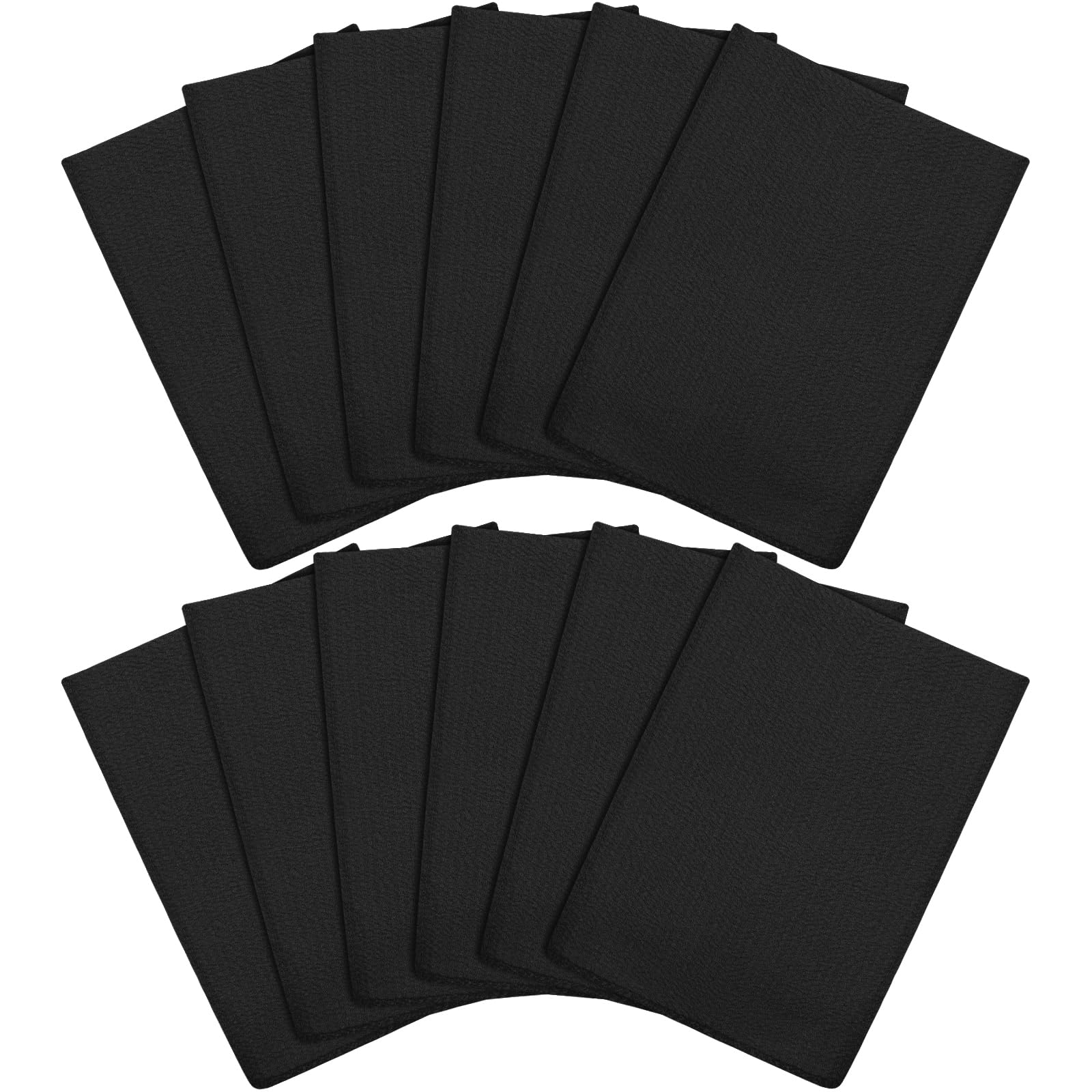 Tatuo Korean exfoliating mitt close-up showing soft black towel texture for gentle cleansing