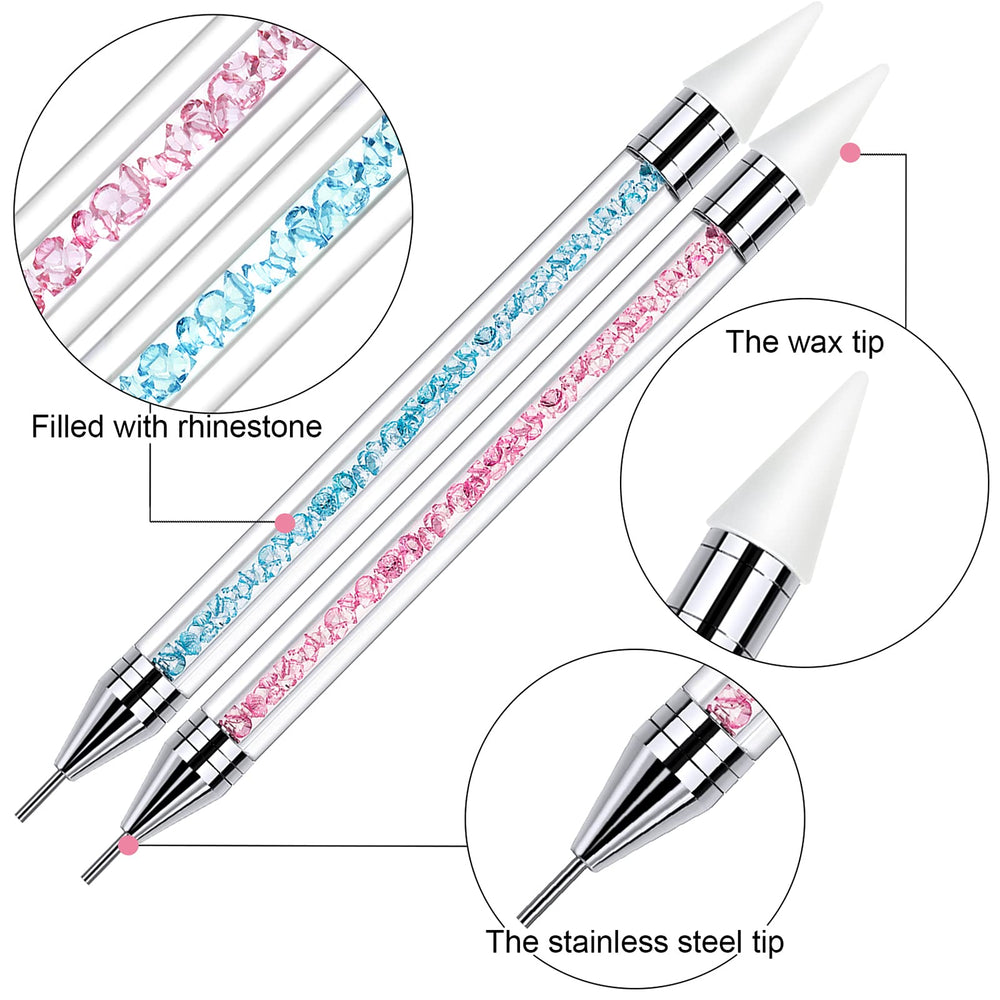 Tatuo rhinestone picker pen stainless-steel tip for secure gem placement.