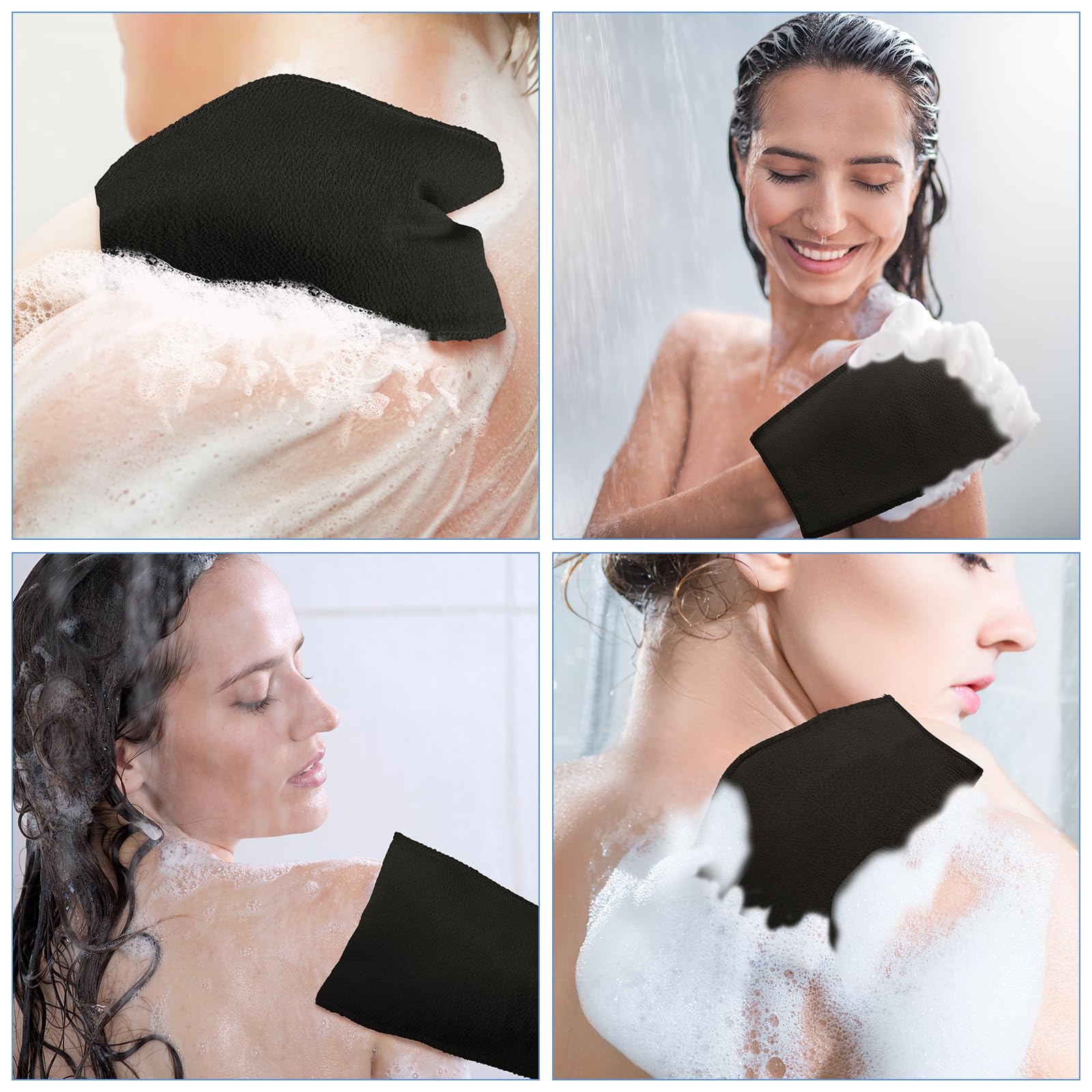 Tatuo travel-friendly exfoliating towels pack ideal for trips