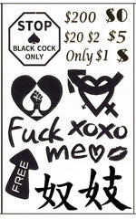 Tavens BBC Queen of Spades tattoo application on skin, easy, clean steps.