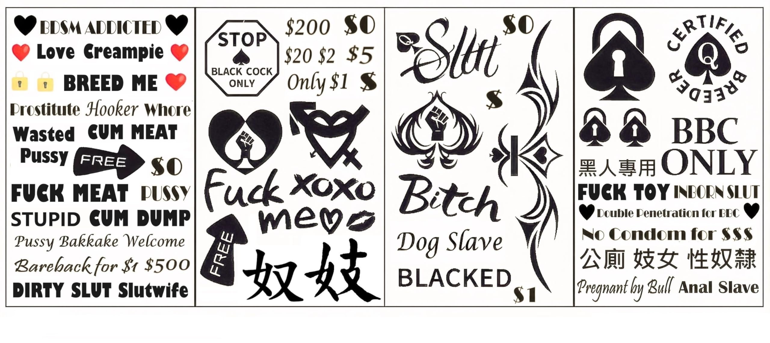 Tavens BBC Queen of Spades tattoo sheet 15x21cm, close-up vibrant designs for temporary art.