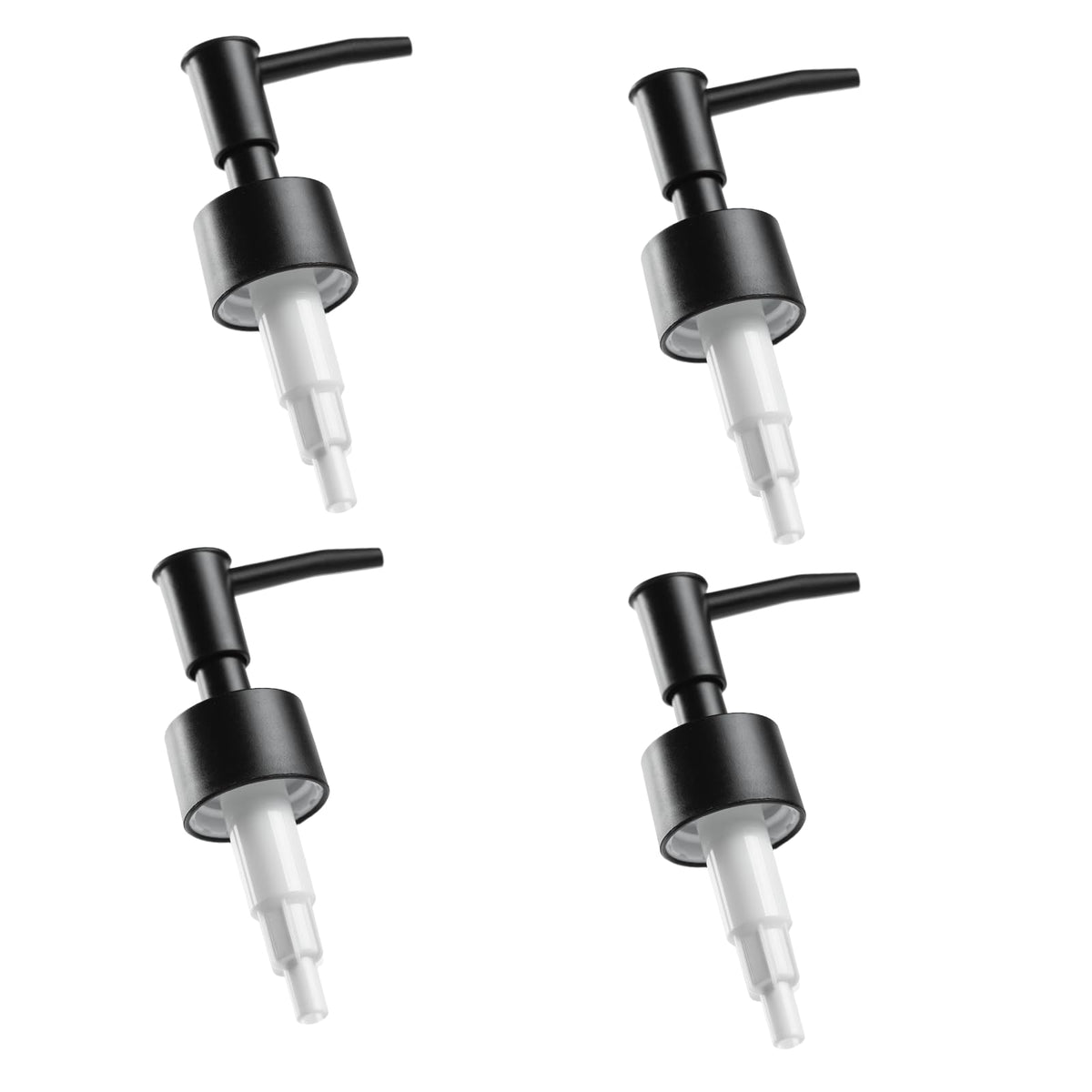 Tawoimle 4pc pump heads fit 28/400 neck bottles for quick, convenient refills.