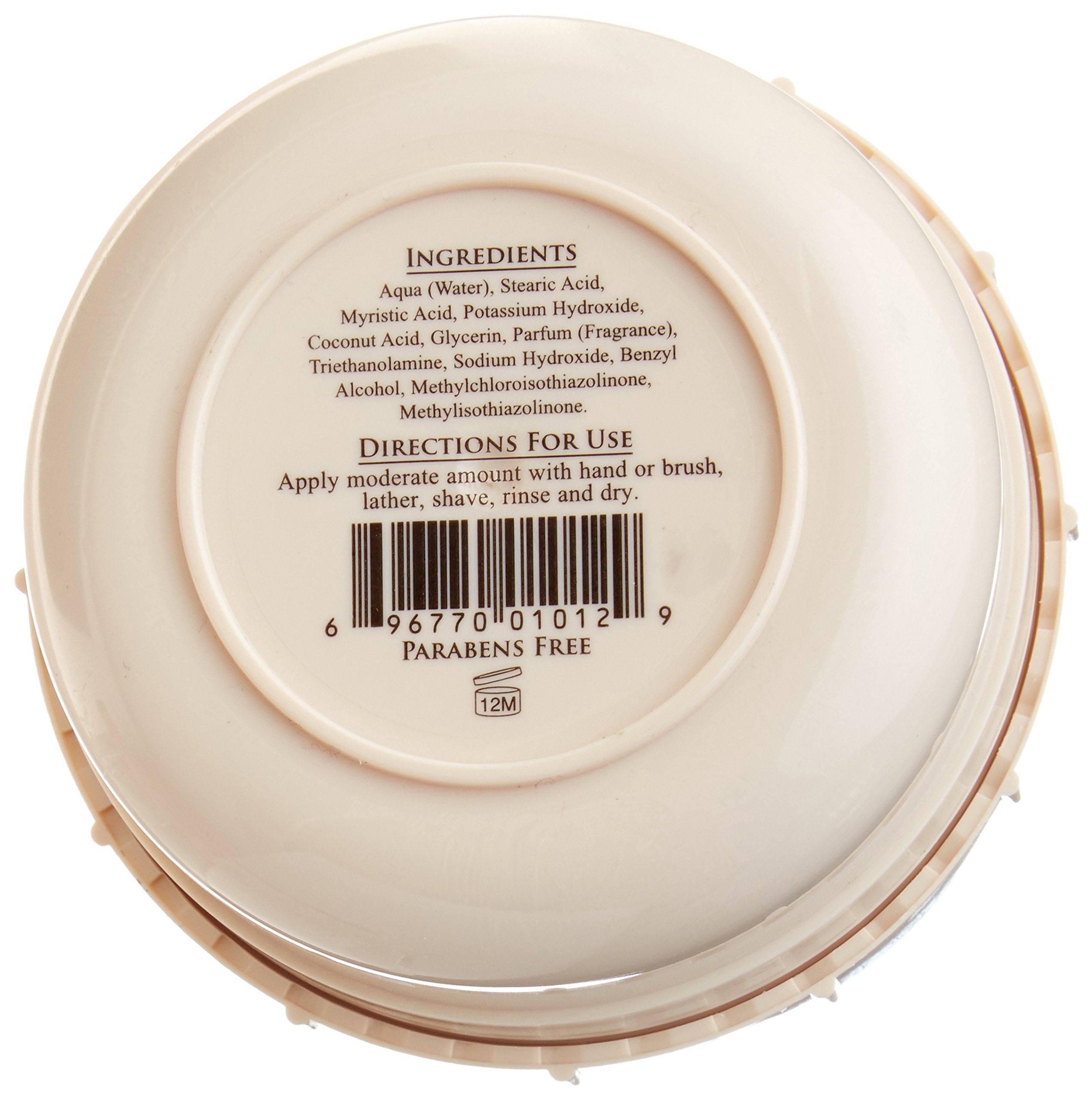 Taylor of Old Bond Street cedarwood shaving cream lather showing smooth glide