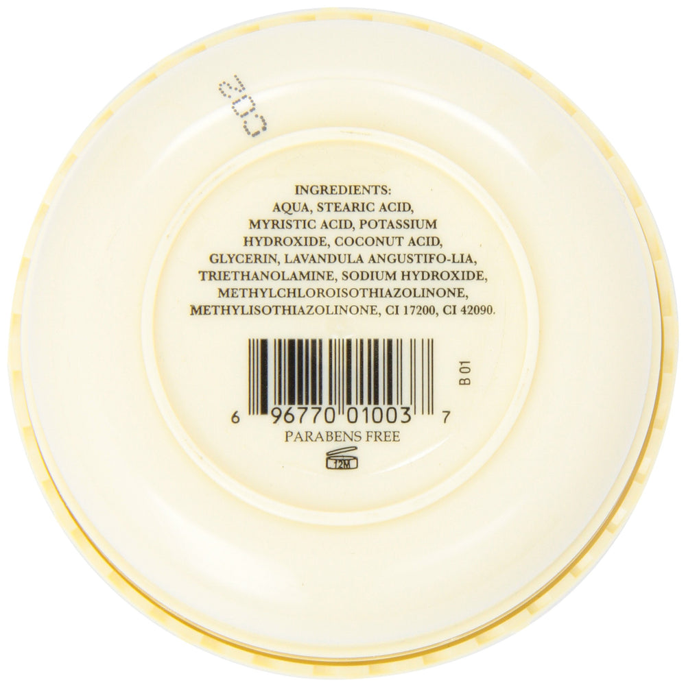 Taylor of Old Bond Street Lavender shaving cream bowl with rich lather for smoother shaves