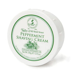Taylor of Old Bond Street Peppermint Shave Cream lather ready for a smooth shave