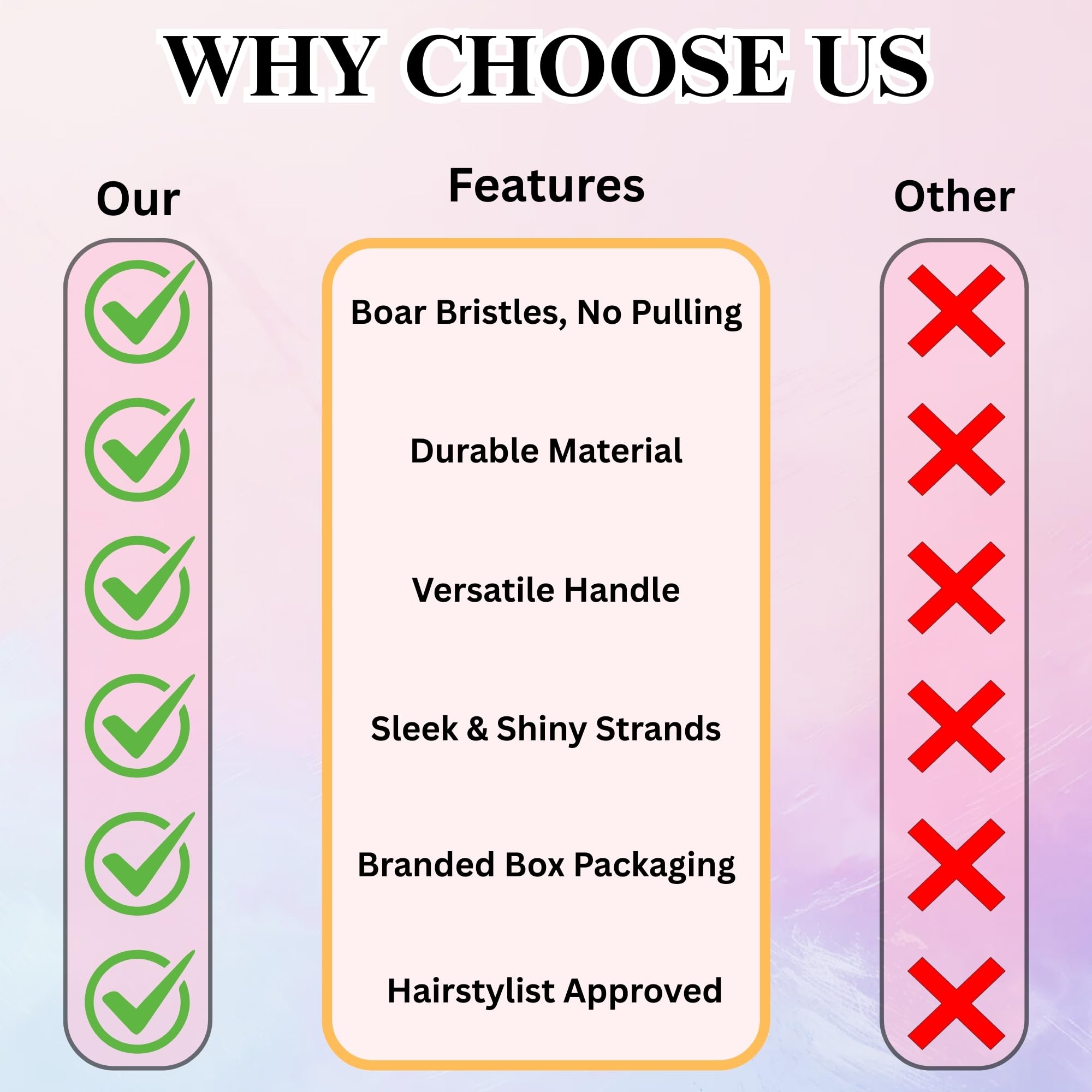 TAZ USA Curl Defining Brush part-tip enables precise parts.
