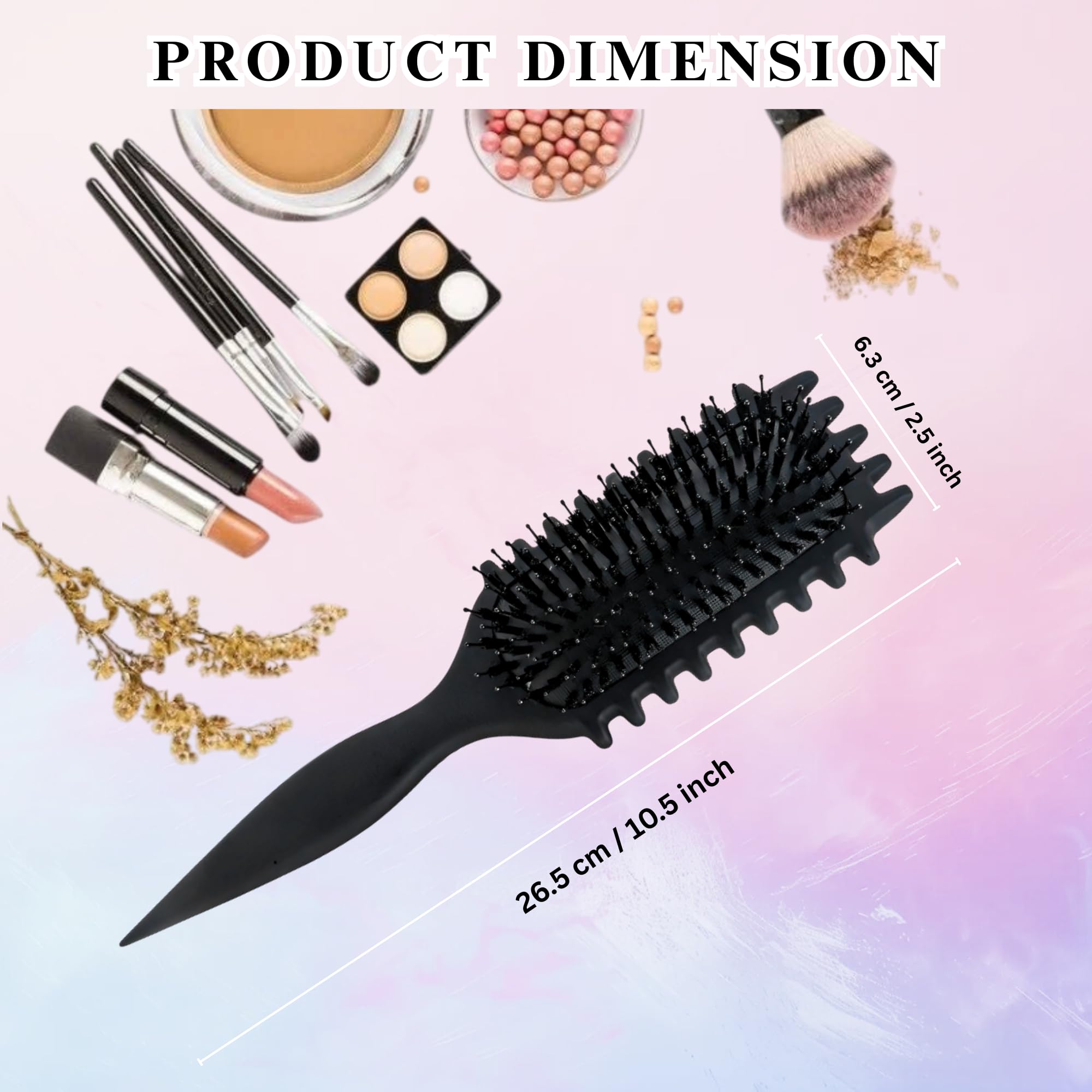 TAZ USA Curl Defining Brush travel friendly design closeup