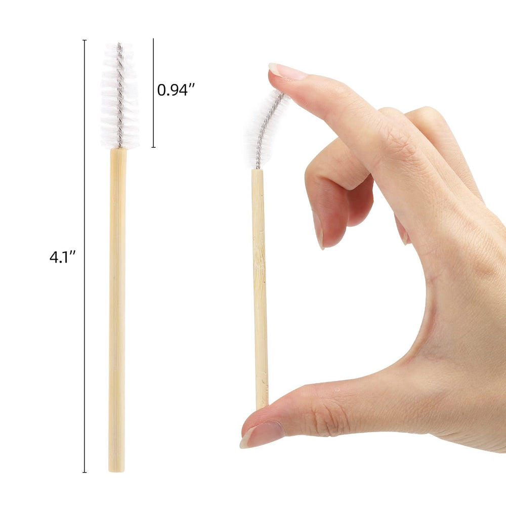 Tbestmax bamboo spoolie brush for lash extensions highlights precise lash separation