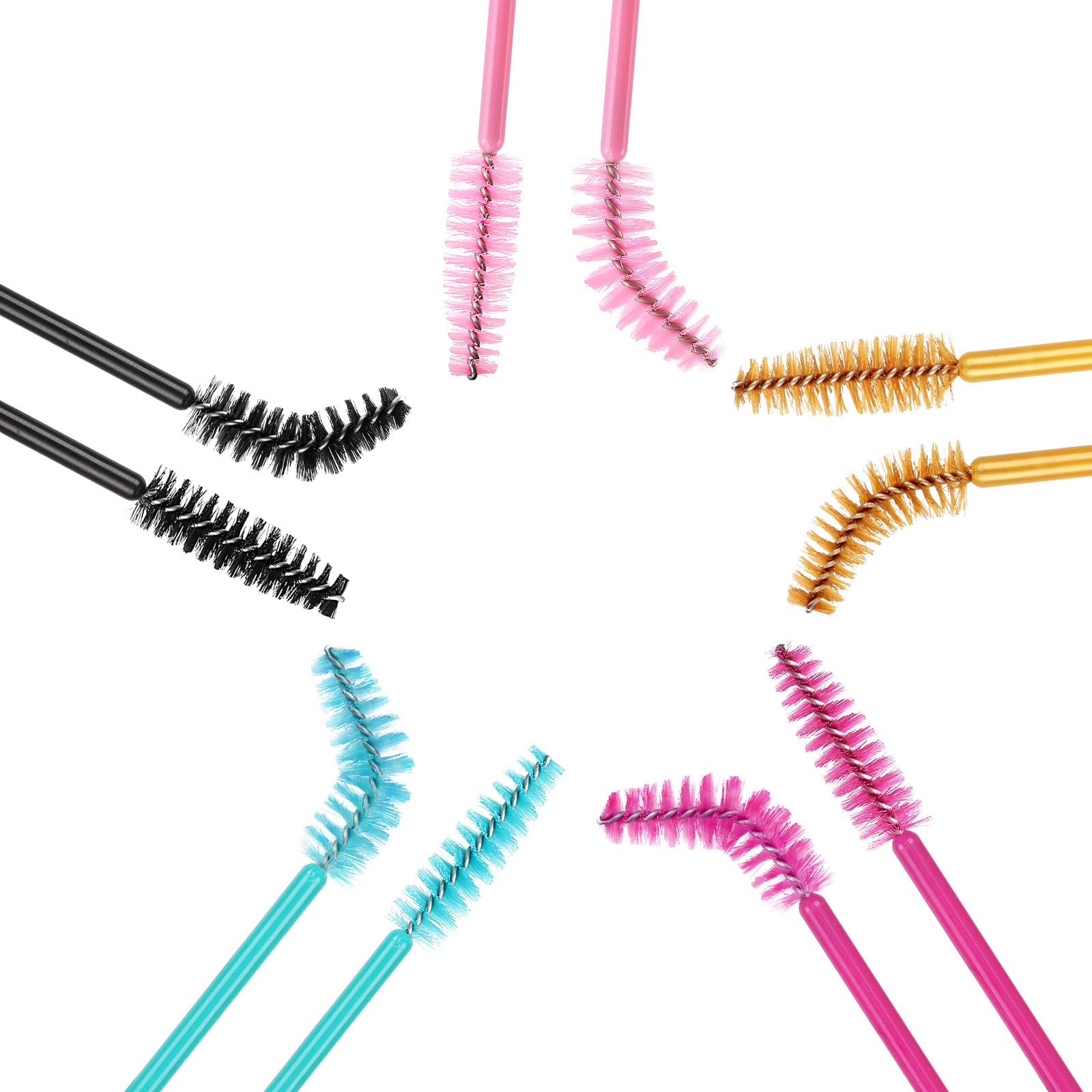 Tbestmax bendable brush head demonstrates flexible angle control for lashes