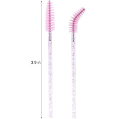 Tbestmax cepillo desechable para pestañas, rosa, control de volumen.