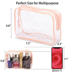 Tbestmax clear cosmetic bag with large opening for quick access to items