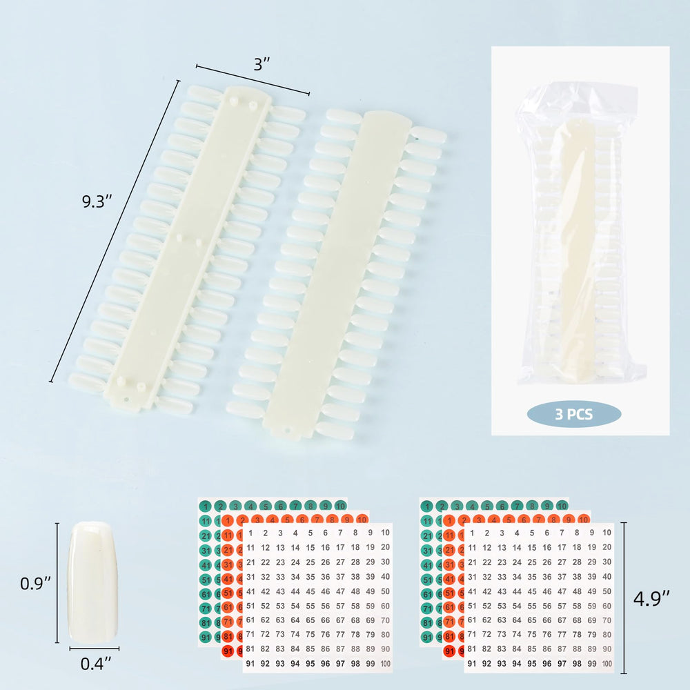 Tbestmax double-sided hookable swatch panel for easy display.