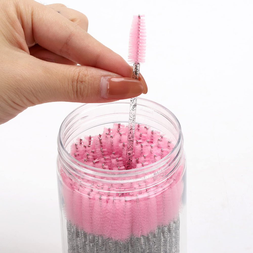 Tbestmax dry-use spoolie smooths mascara for a cleaner look.