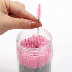 Tbestmax dry-use spoolie smooths mascara for a cleaner look.