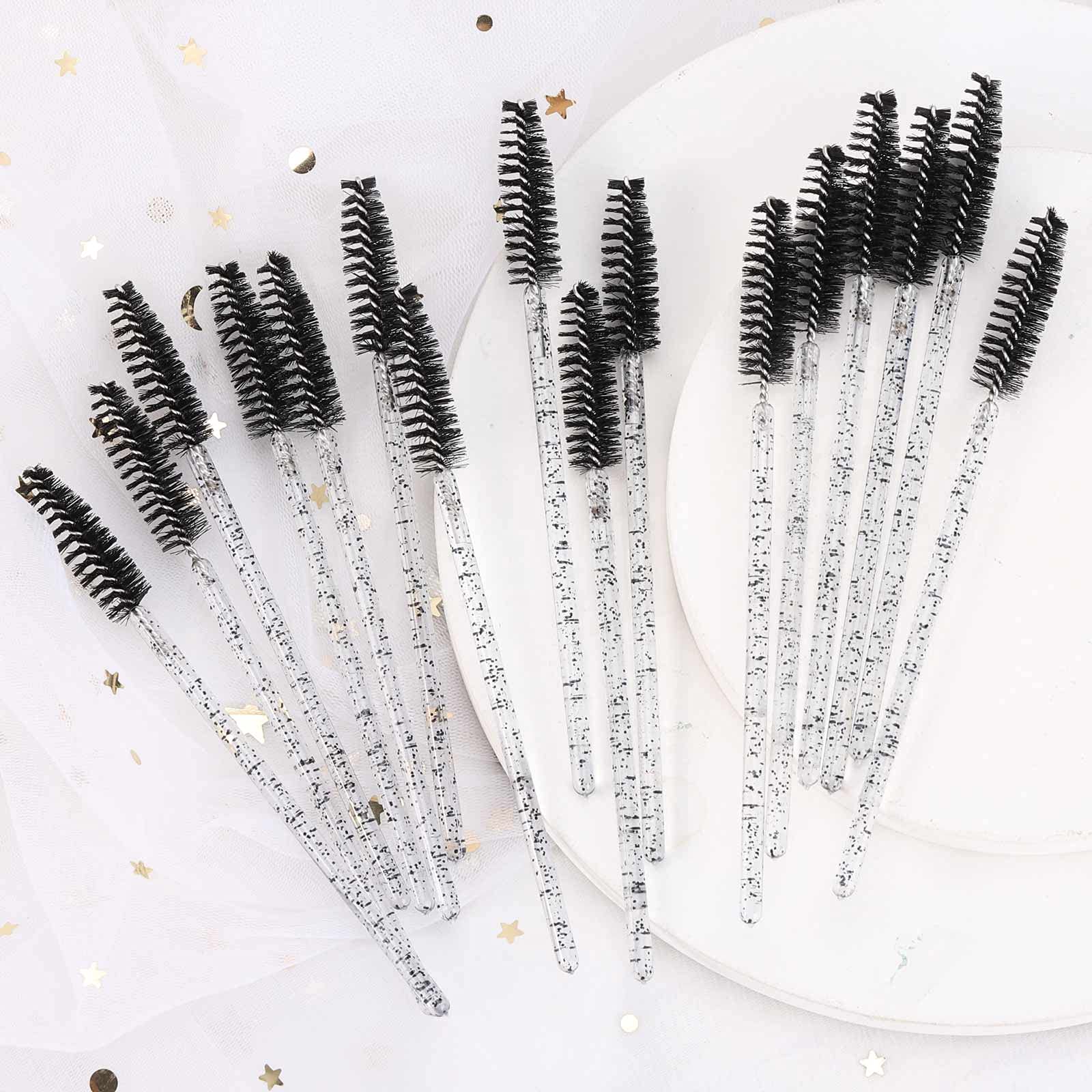 Tbestmax eyebrow-lash brush closeup cleanly reaches narrow corners for detailed grooming.