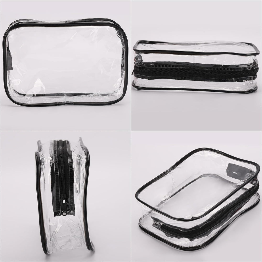 Tbestmax gym bathroom organizer fits daily essentials in a compact clear pouch