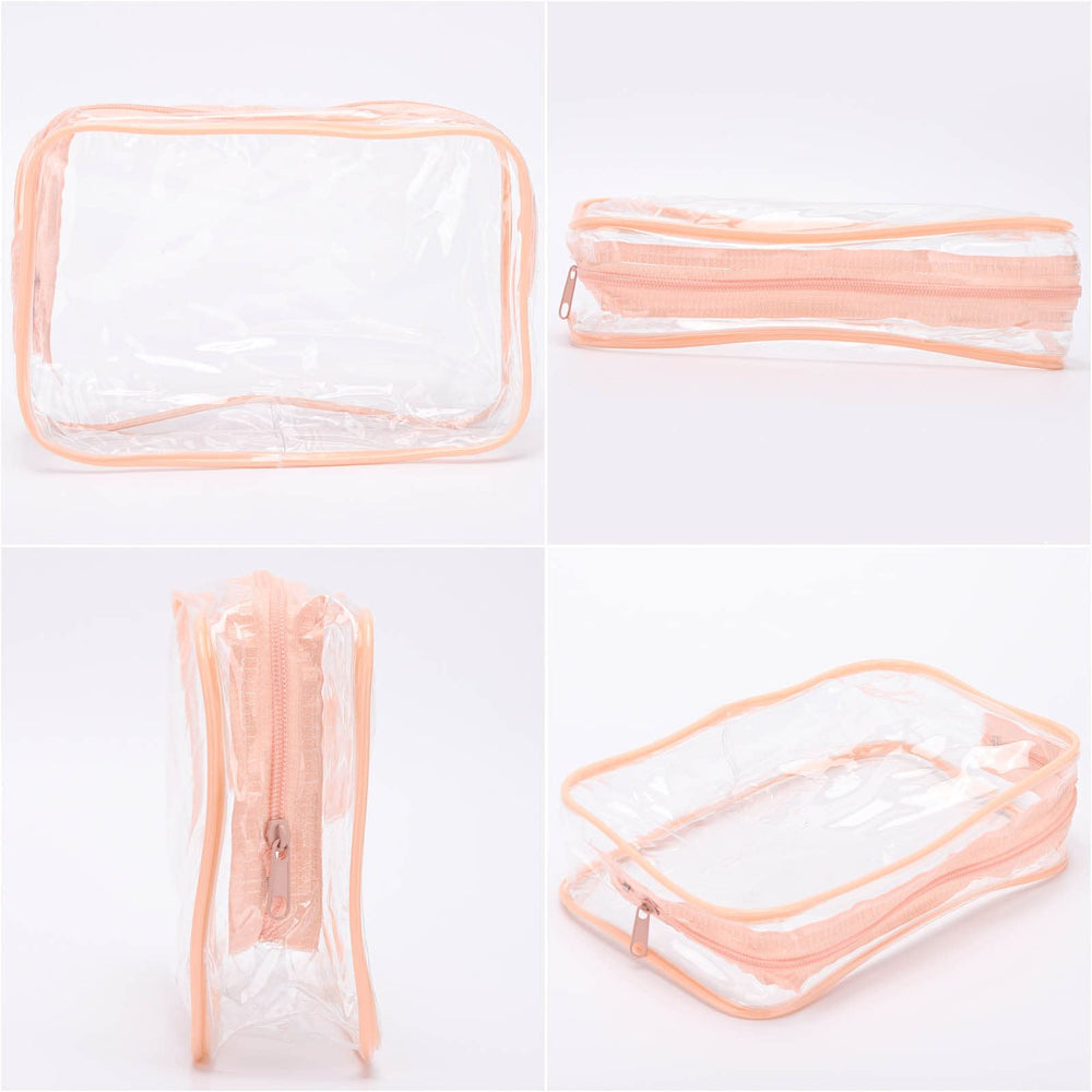 Tbestmax compact clear bag suitable for gym toiletries and daily use
